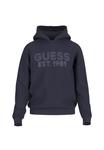 Толстовка с капюшоном худи красавчик Guess, синий - фото