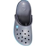 Сандалии с ремешком под крокодила Crocs, серый - фото 6