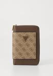 Кошелек Guess MILANO PASSAPORT CASE, Beige/Brown/Beige - фото