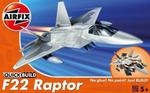Пластиковая модель QUICKBUILD F-22 Raptor Airfix - фото