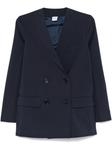 ASPESI двубортный блейзер, синий - фото