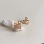 DAISY BEAUTY Серьги-гвоздики из серебра 925 пробы - фото 4