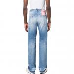 DSQUARED 2 DSQUARED2 прямые рваные джинсы - фото 4