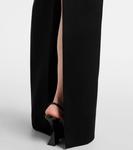 Платье-бюстье в горошек David Koma, Black/White - фото 6