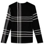 Свитер в клетку тартан Fred Perry, черный - фото 2