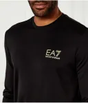Лонгслив slim fit Ea7, черный - фото 4