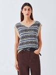 Fleres Fair Isle майка из шерсти Weekend MaxMara, Multi - фото