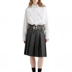 Поплиновая рубашка PRADA, белый - фото 3