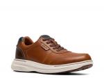 Кроссовки Clarks Craftwell Sneaker, Tan Leather - фото