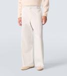 Хлопковые брюки-клёш из твила Lemaire, Light Cream - фото 3