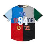 Джерси Supreme x Mitchell & Ness Patchwork Baseball Jersey, Multicolor - фото 2