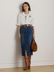 Юбка Lauren Ralph Lauren MAHLAN, Blue Denim - фото 4