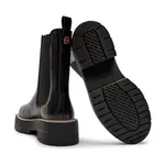 Кожаные ботильоны Boss, черный - фото 4