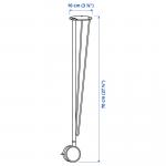 Ножка стола KRILLE IKEA, 70 см - фото 7