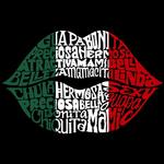 Большая сумка-тоут Word Art — Latina Lips LA Pop Art, черный - фото 2