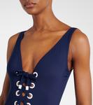 Купальник Лулу Karla Colletto, темно-синий - фото 4