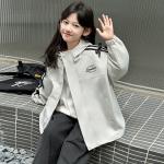 Топ весна-осень модная для подростков Disney, серый - фото 11