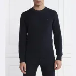 Свитер с цепочной структурой Tommy Hilfiger, синий - фото