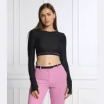 Облегающий топ Versace, черный - фото 2