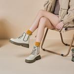 Ботинки Martin Boot женские Gemeiq, бежевый - фото 10