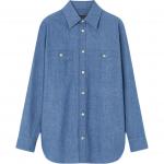 Loro Piana Синяя женская блузка - фото