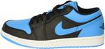 Nike Mens Air Jordan 1 Basso, Black Blue University 041 - фото 6