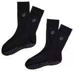 Набор носков Lotto Soccer Grip Crew, 2 шт., черный - фото