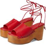 Туфли Free People Front Row Wrap Clog, Salsa Leather - фото