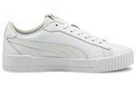 Кроссовки PUMA Carina Crew 'White Silver' Women's - фото 2