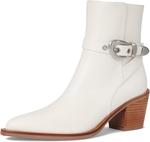 Ботинки Stuart Weitzman Maven Western Bootie, Cream/Caramel - фото 7