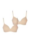 Бюстгальтер BASIC PADDED 2-PACK Urban Classics, цвет Nude Nude - фото 5