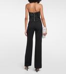 Топ-бюстье gabra с кристаллами Costarellos, черный - фото 3