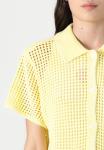 Блуза Obey Clothing Button-down blouse, Yellow Pear/Yellow - фото 6