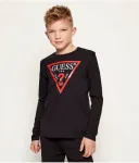 Лонгслив regular fit Guess, черный - фото