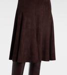 Юбка миди из замши Stouls, Castor - фото 5
