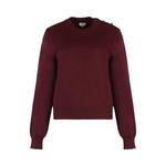 Свитер Bottega Veneta Knot Sweater Dark Garnet, красный - фото