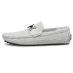 Лоферы Gommino унисекс BAGE, White - фото