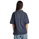 Поло с коротким рукавом G-Star Mesh Loose, синий - фото 2