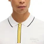 HUGO BOSS Белая поло для мужчин - фото 7