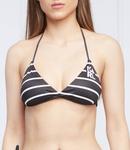 Верх бикини Karl Lagerfeld, темно-синий - фото