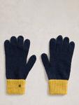 Перчатки Sammy из смесовой ламы White Stuff, Navy/Multi - фото