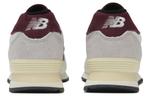 Кроссовки New Balance 574 'White Burgundy', белый - фото 3
