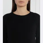 Шерстяной свитер обычного кроя с добавлением кашемира Beatrice B, черный - фото 4