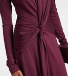 Платье миди из джерси Victoria Beckham, Merlot - фото 5