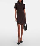 Тканевое мини-платье Courrèges, Chocolate - фото 2