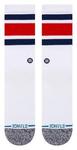 Носки Stance для мальчиков, белые/красные - фото 2