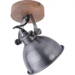 Настенный светильник SAMIA E14 1 шт. Just Light, Stahlgrau - фото 2