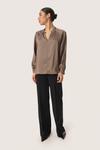 Блуза SOAKED IN LUXURY Loana, сепия - фото 4