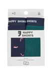 Трусы 2-PACK Happy Shorts, зеленый - фото 4