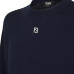Свитер с логотипом FENDI, синий - фото 6